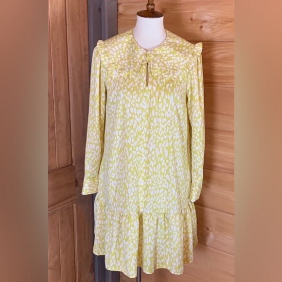 Who What Wear Citrus leopard print dress Size Large - Picture 2 of 11